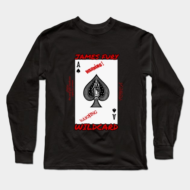 James Fury "wildcard 2.0" t-shirt Long Sleeve T-Shirt by James fury